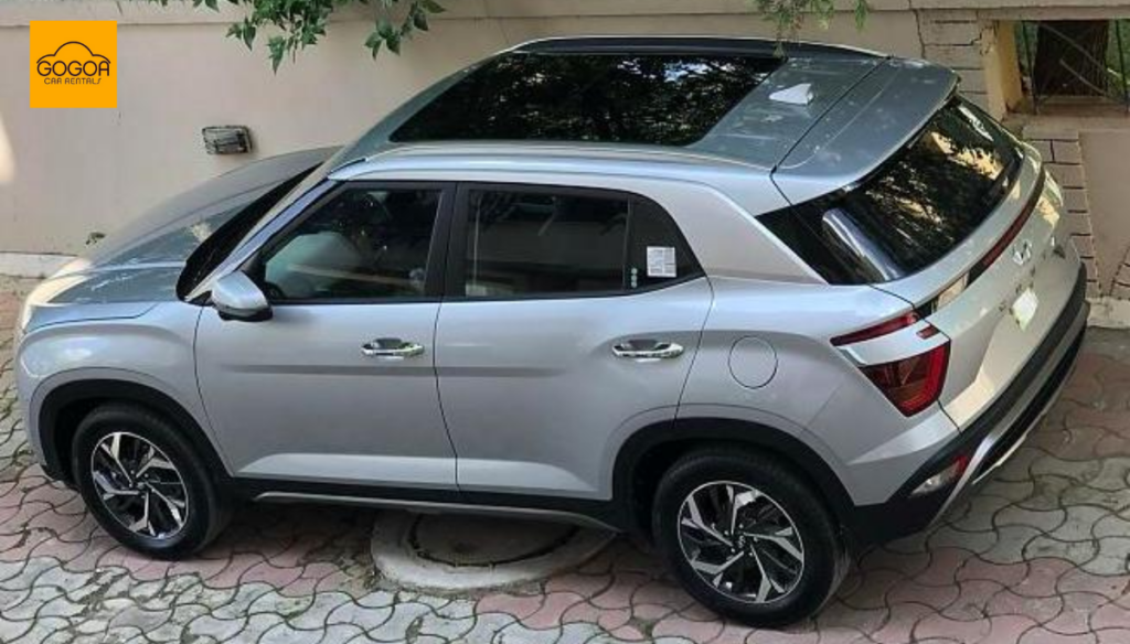 Hyundai Creta Sunroof Automatic on Rent Goa