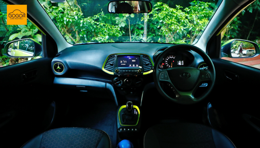 Rent hyundai santro in goa