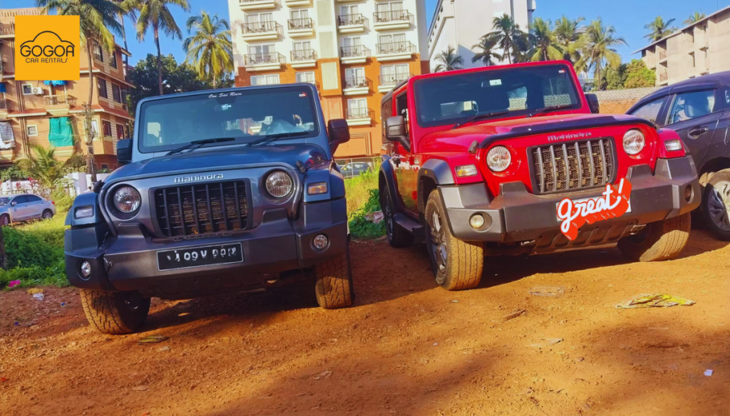 Rent Mahindra Thar Manual in Goa